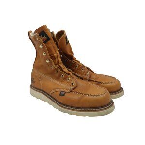 Thorogood Men's 8" Moc Toe Wedge Work Boots 814-4201 (USA) Tobacco 11.5 2E